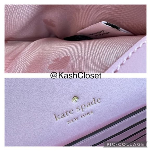 Kate Spade Staci Pineapple Printed Small Flap Crossbody  Pink Multi - Picture 9 of 9